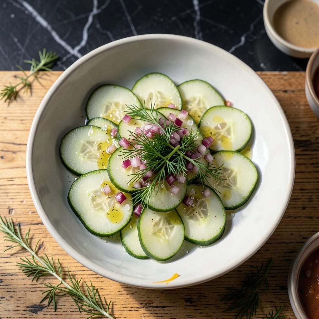 Cucumber Dill Salad Recipe Vinegar: Bright Tangy Crunch in Minutes