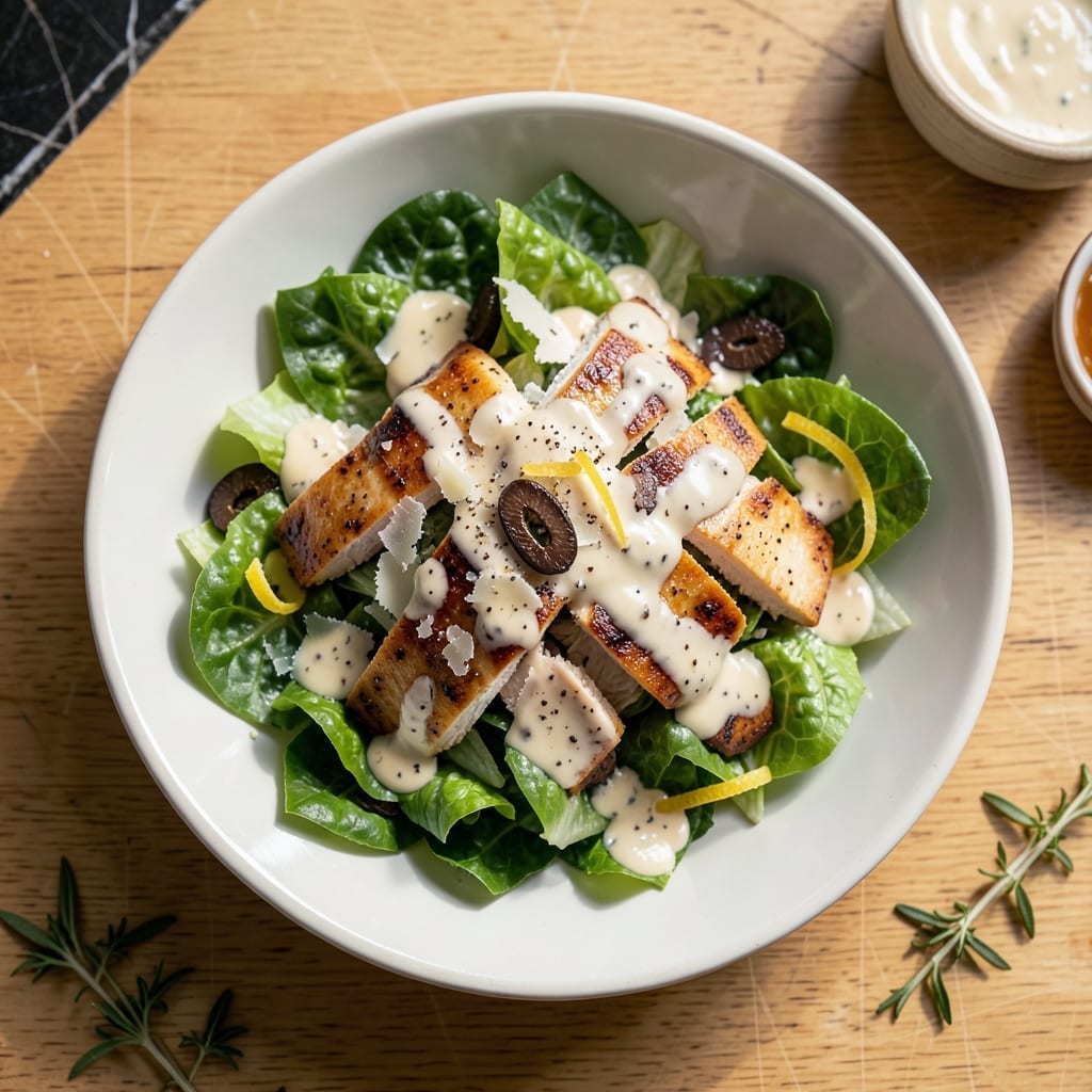 Chicken Caesar Salad Recipe With Anchovies: Authentic Roman Crunch and Creaminess