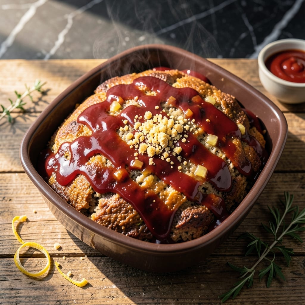 Meatloaf Recipe With BBQ Sauce and Ketchup: Sweet and Smoky Homestyle Favorite