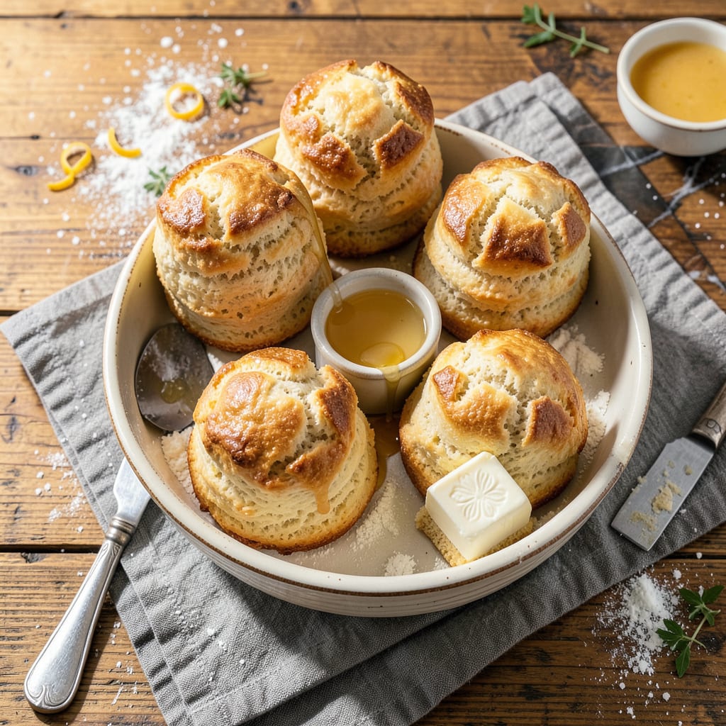 Big Fluffy Biscuits Recipe: Buttery Layers That Rise Sky High example with annotations