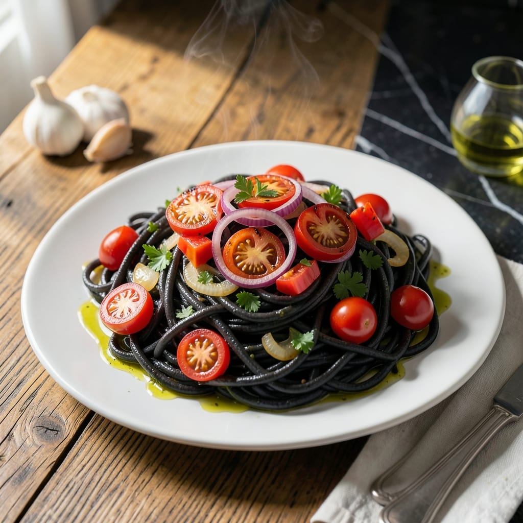 black bean pasta recipe trader joes example with annotations
