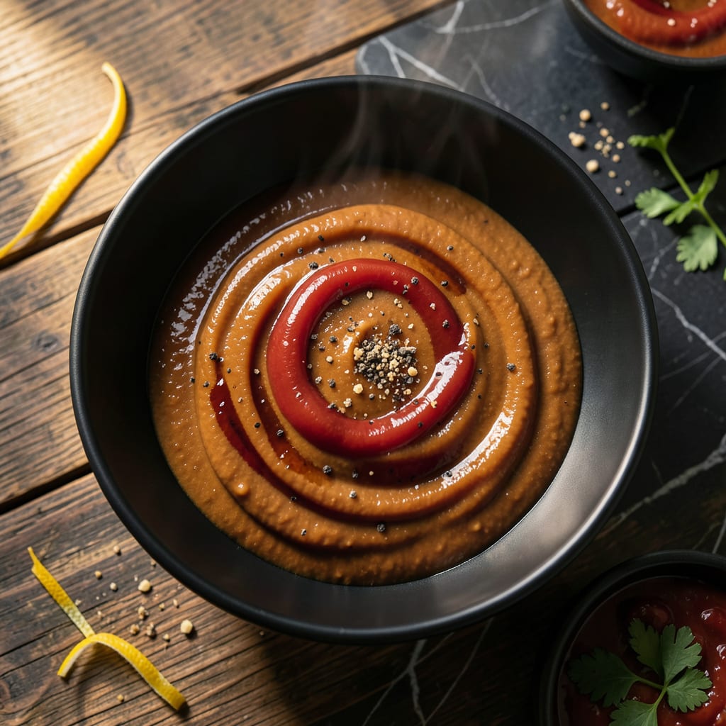 Black Rock Sauce Recipe: Smoky Depth for Seafood and Steaks example with annotations