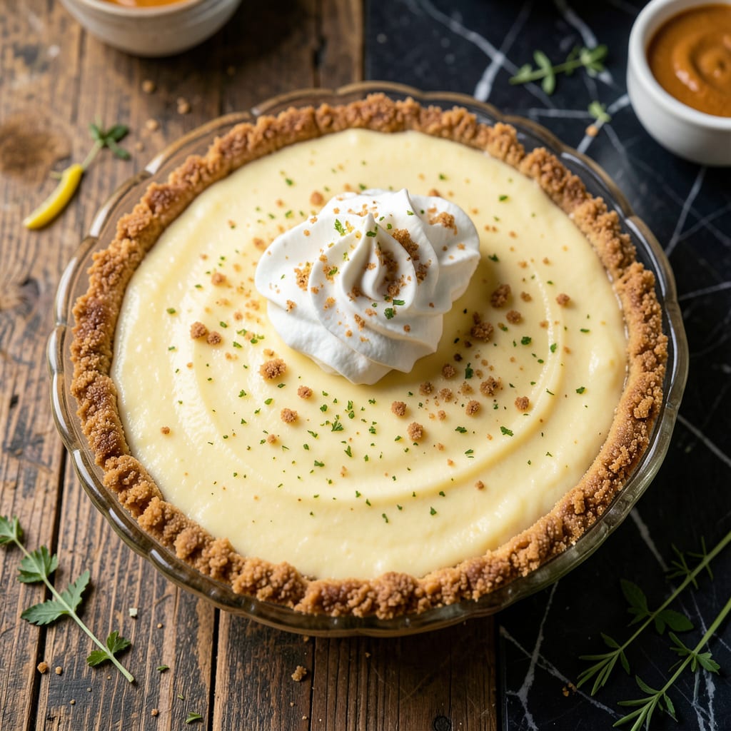 Complete blonde giraffe key lime pie recipe overview image