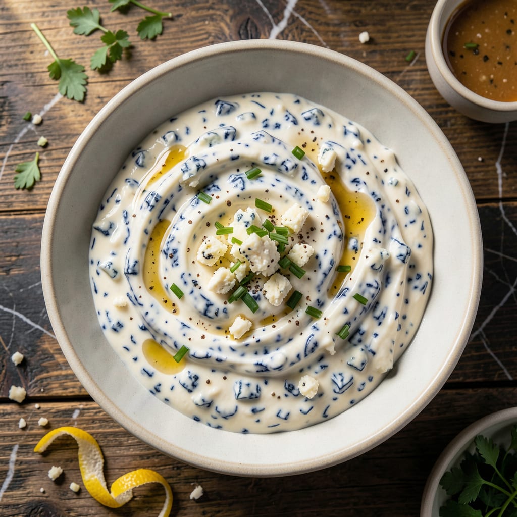 Complete Blue Cheese Dressing Recipe No Mayo: Tangy Buttermilk Based Creaminess overview image