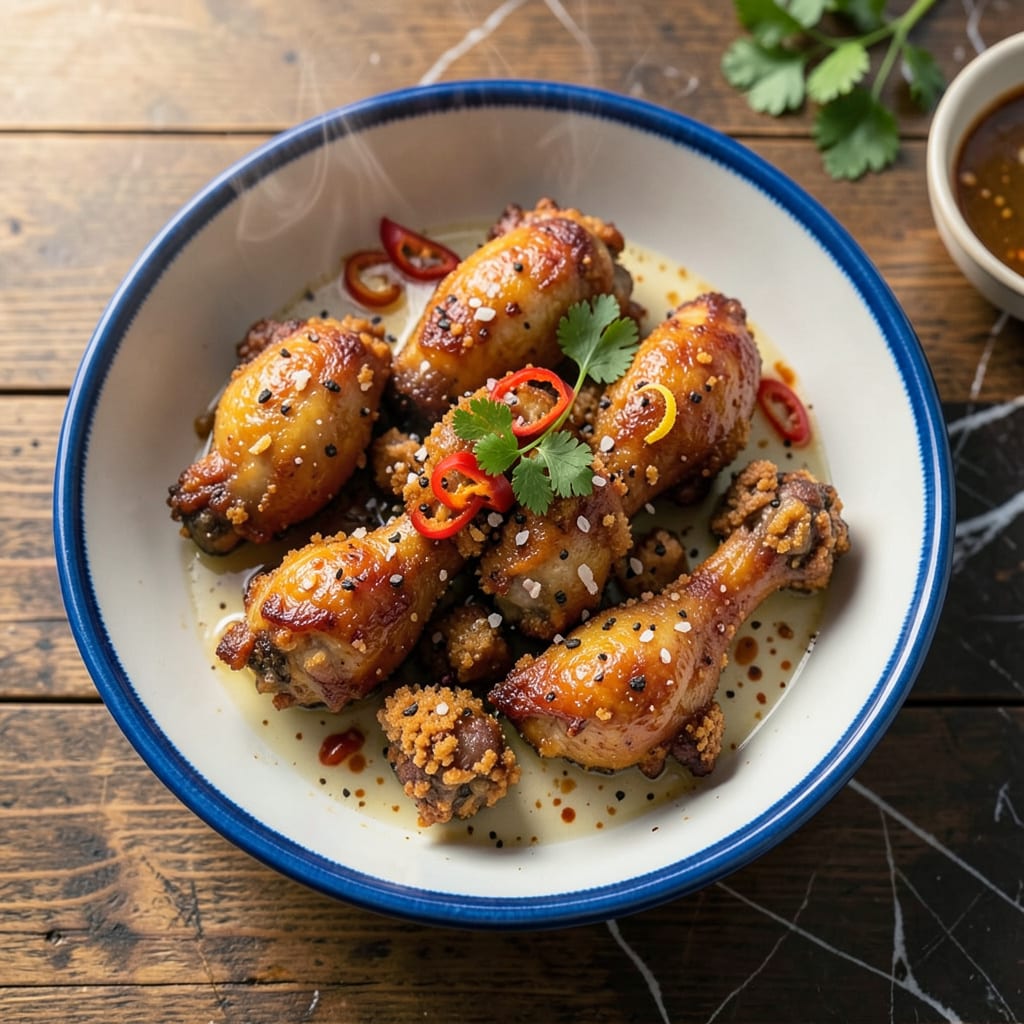 Visual representation of Blue Ribbon Fried Chicken Recipe: Crispy, Juicy Fair Winning Crunch