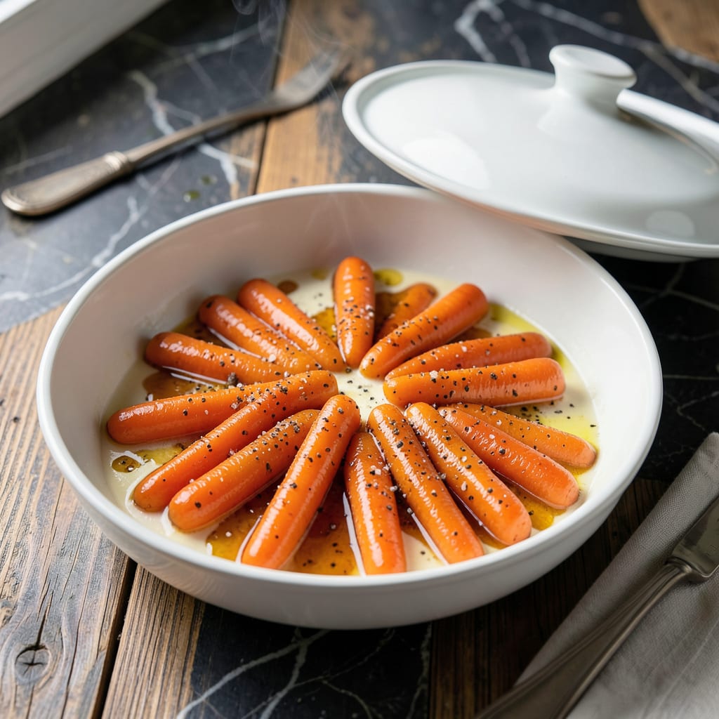 Bob Evans Carrots Recipe: Copycat Sweet Glazed Side Dish example with annotations