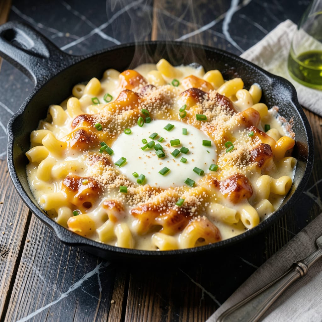 Bobby Flay's Mac and Cheese Recipe: Three Cheese Creamy Indulgence detailed visual guide