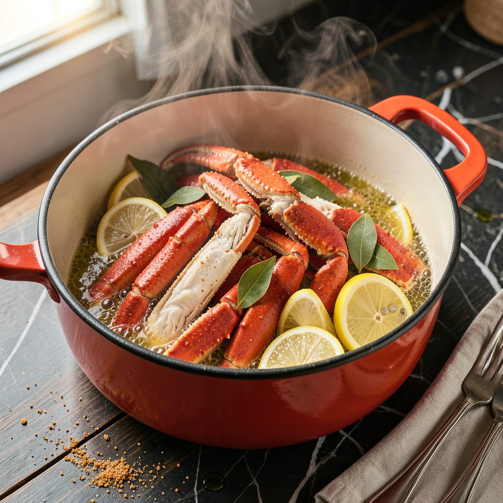 Boil Crab Legs Recipe: Buttery Elegance in 20 Minutes example with annotations
