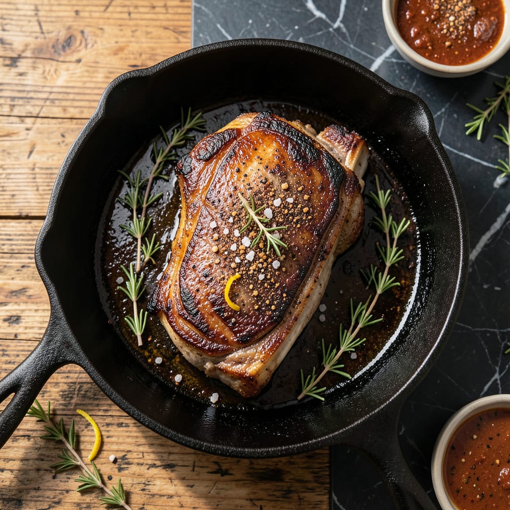 Bone In Pork Shoulder Blade Steak Recipe: Rich Marbled Flavor Grill Mastered example with annotations