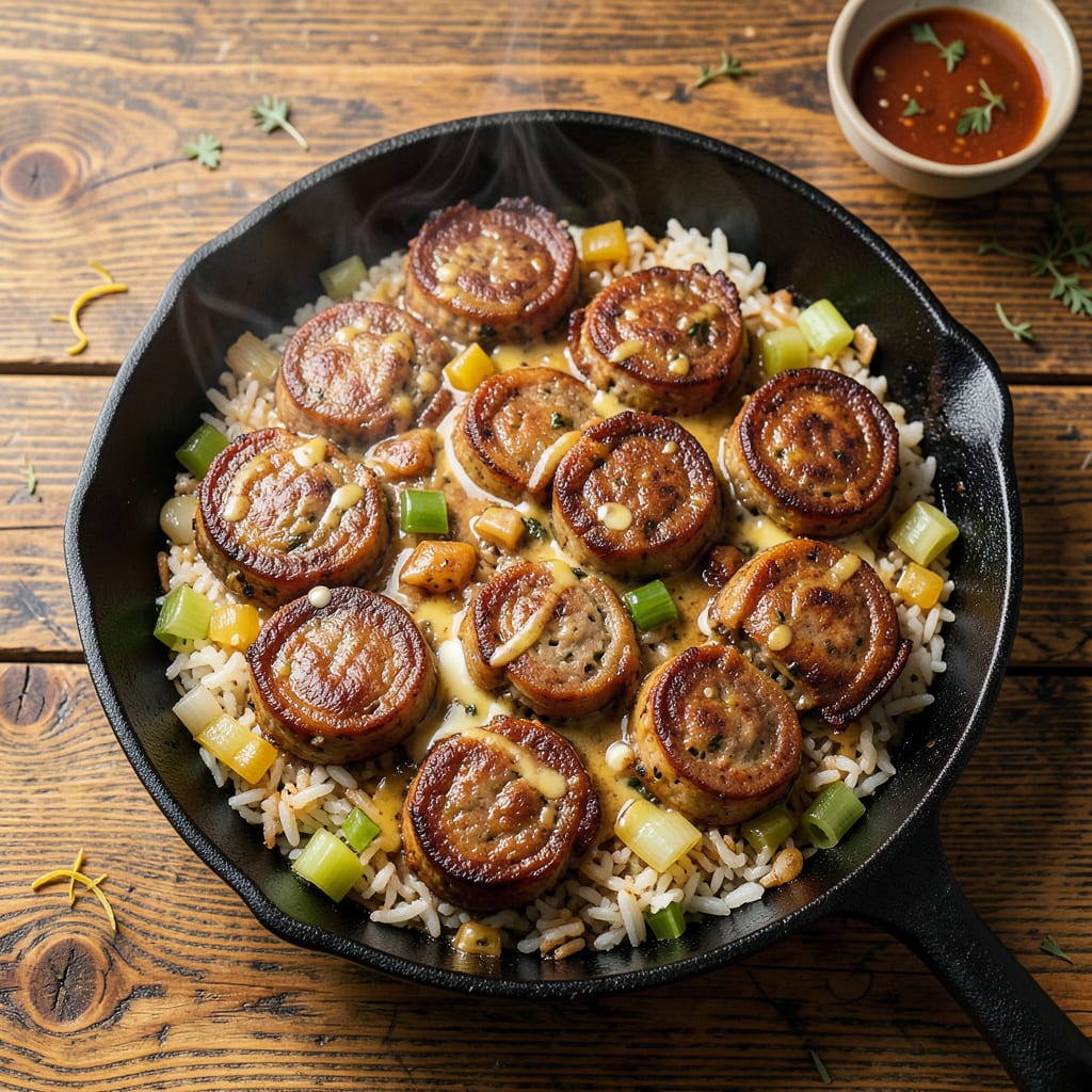 Visual representation of Boudin Casserole Recipe: Spicy Cajun Comfort in One Bake
