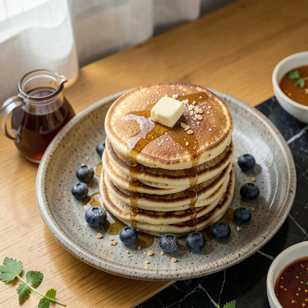 Comprehensive bread flour pancakes recipe visual reference