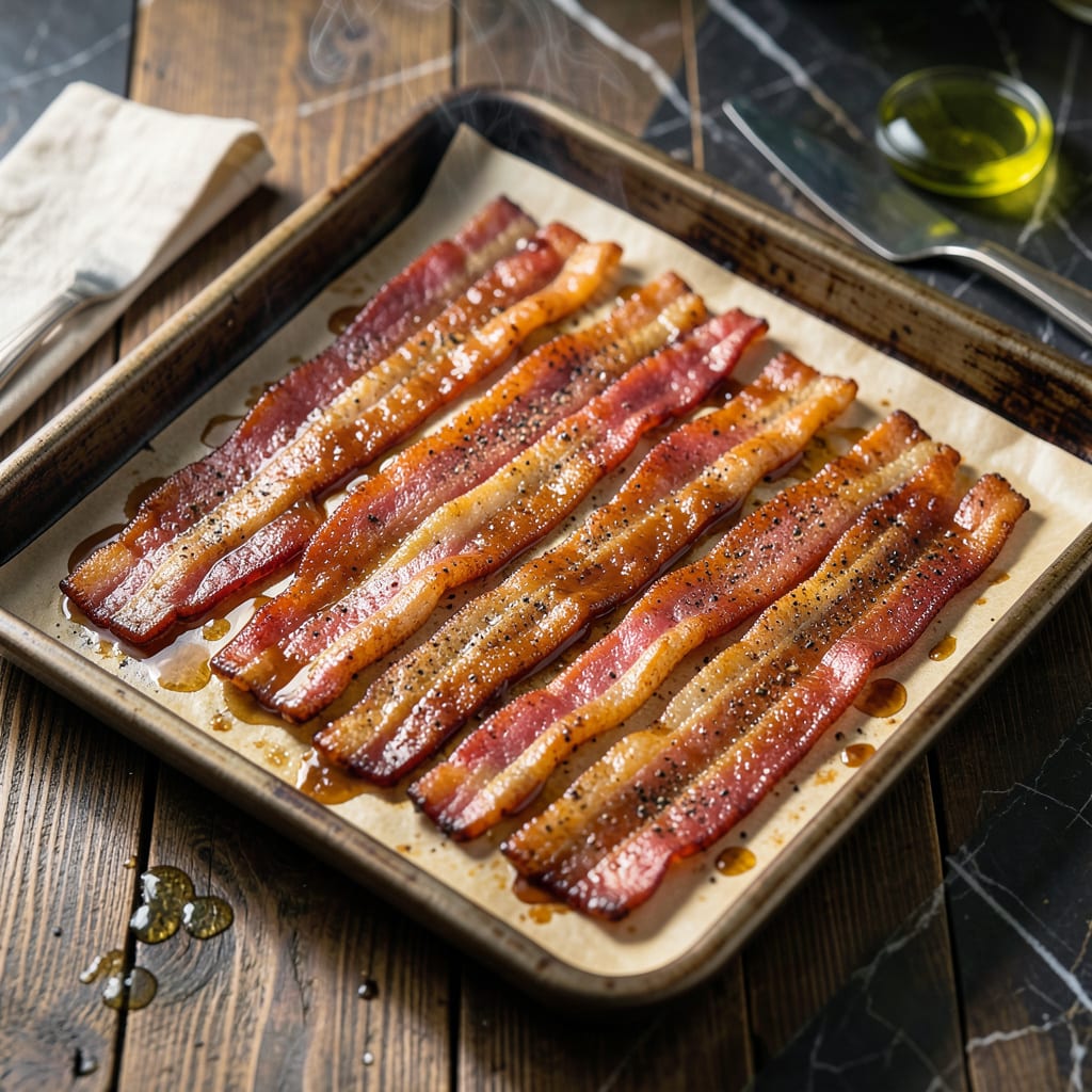 brown sugar bacon recipe oven detailed visual guide