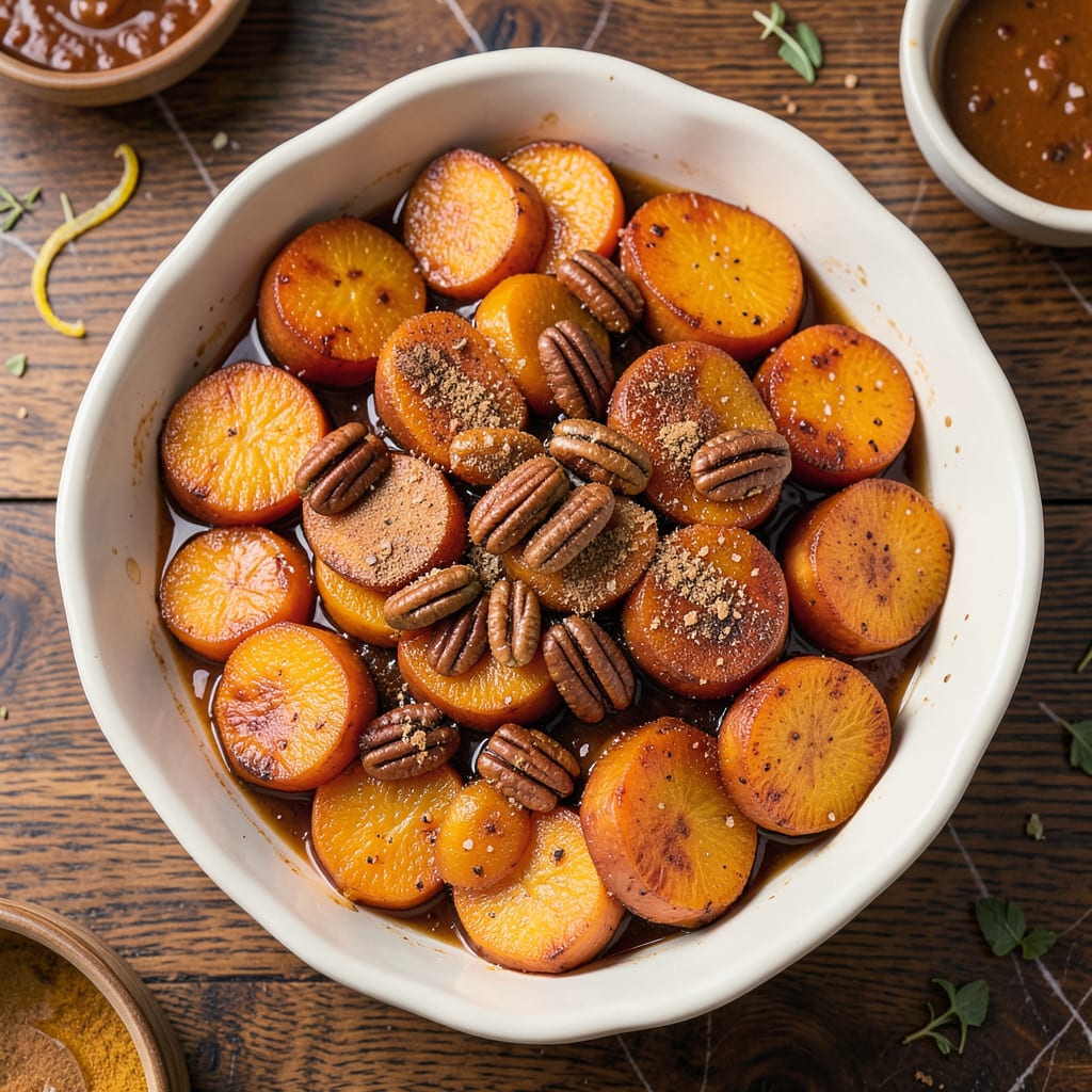 Comprehensive Bruce's Candied Yams Recipe: Buttery Sweet Potatoes With Pecan Crunch visual reference