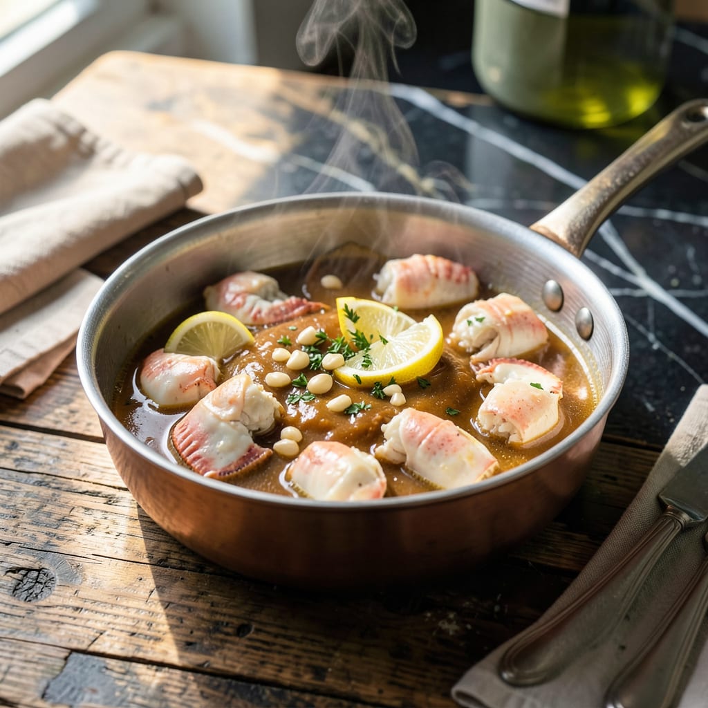Butter Sauce Recipe for Crab Legs: Rich Garlic Infused Dip example with annotations