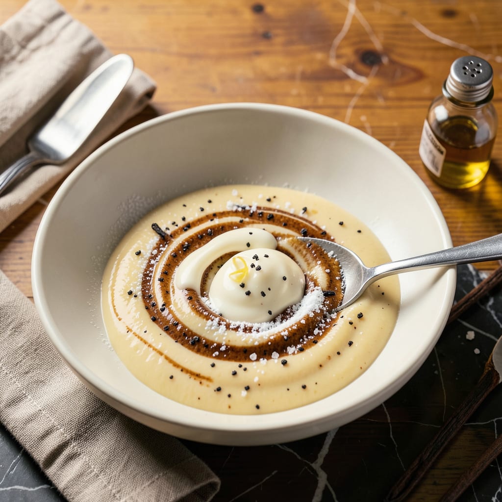 Butter Vanilla Emulsion Recipe: Silky Smooth Drizzle for Pastries and Desserts detailed visual guide