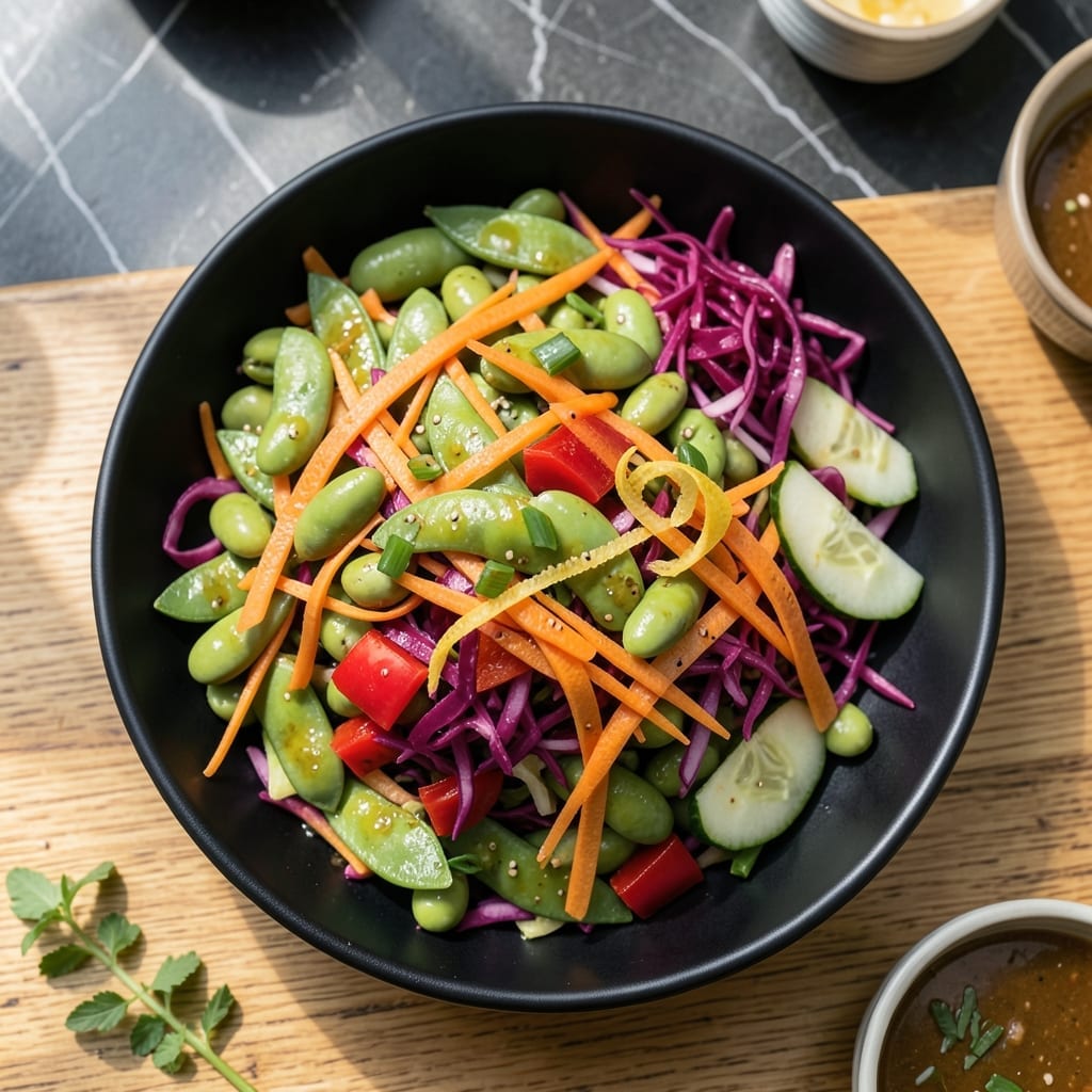 Edamame Beans Recipe Salad: Protein-Packed Asian-Inspired Crunch Edamame Beans Recipe Salad: Protein-Packed Asian-Inspired Crunch