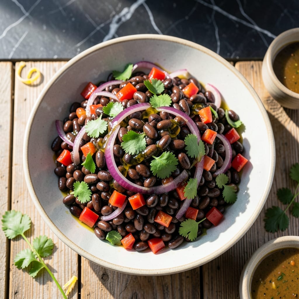 Black Bean Salad Recipe No Corn: Zesty Lime and Cilantro Freshness Black Bean Salad Recipe No Corn: Zesty Lime and Cilantro Freshness