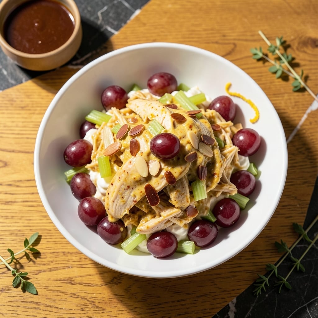 Curry Chicken Salad Recipe With Grapes: Sweet and Savory Picnic Favorite