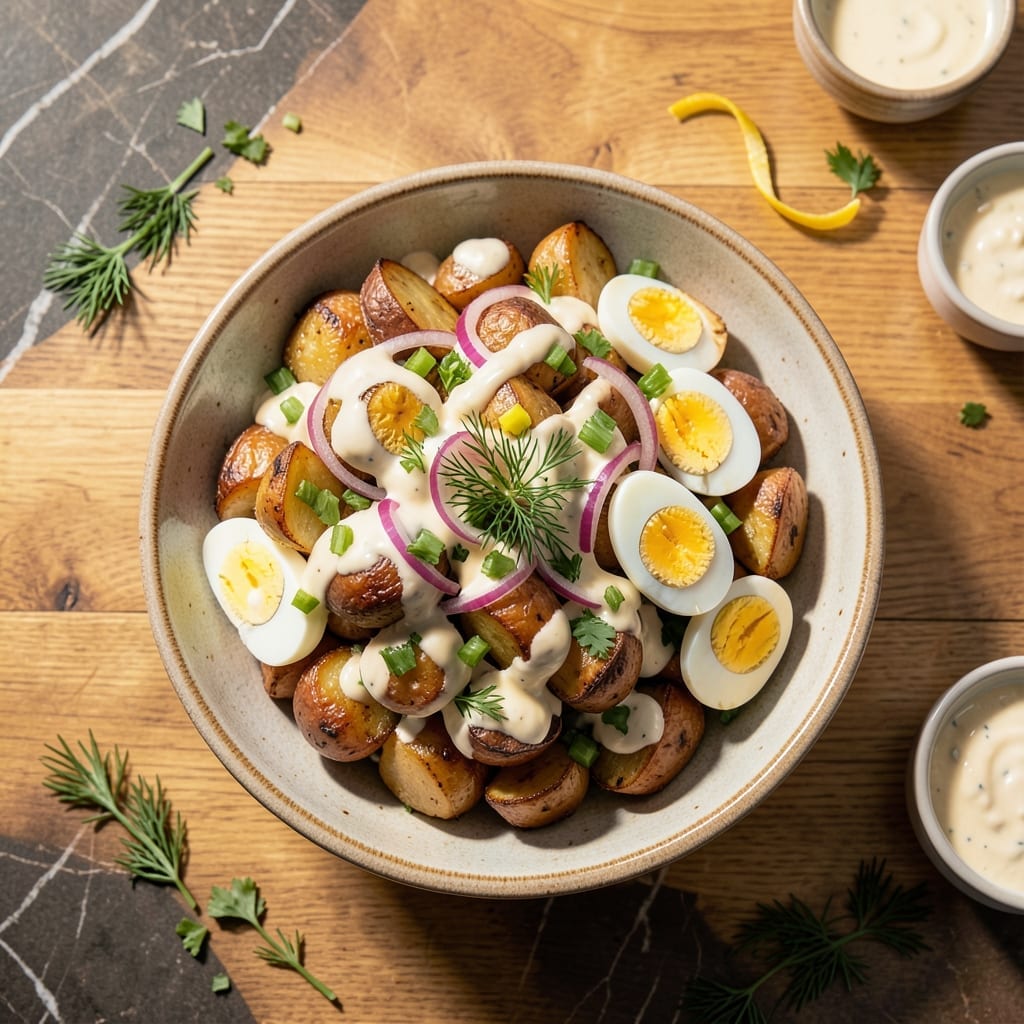 Baked Potato Salad Recipe With Mayonnaise: Classic Creamy Crunch for Cookouts