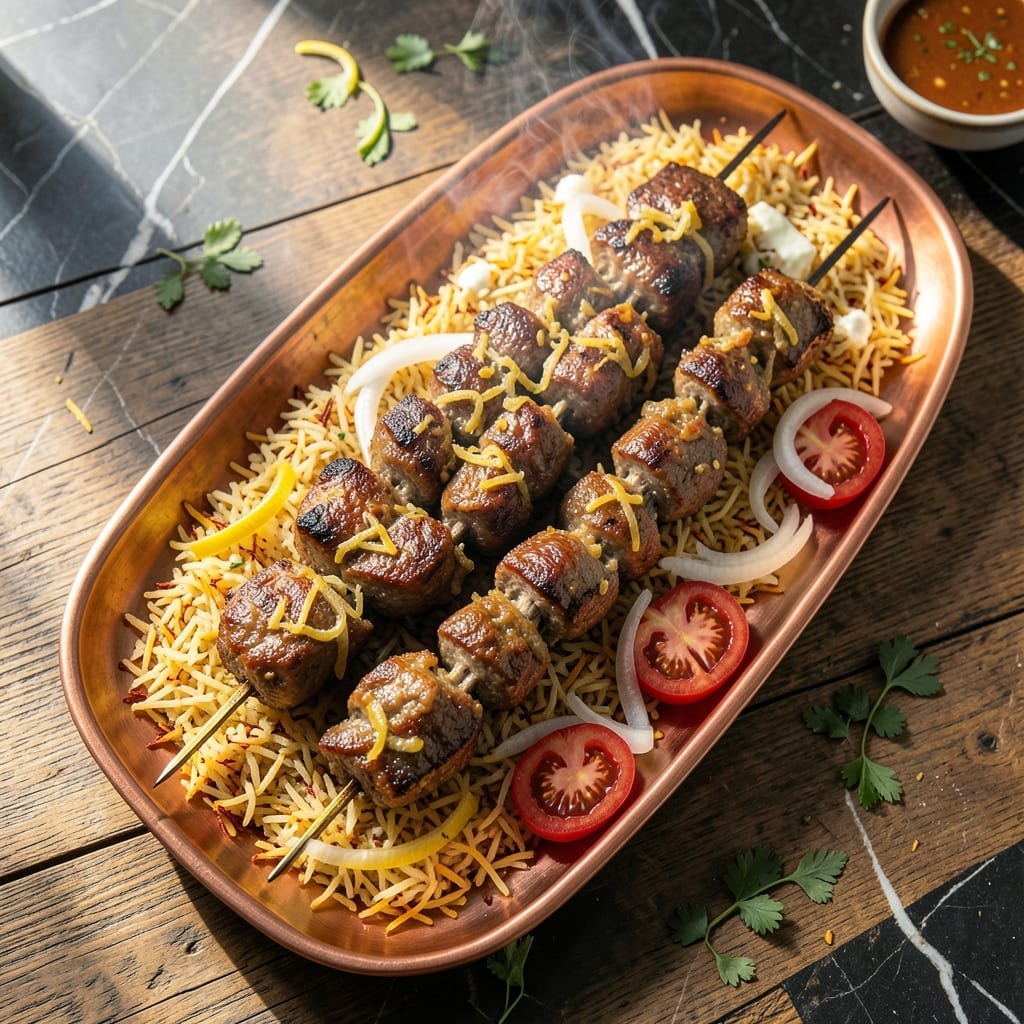 Recipe for Kabab Koobideh: Persian Grilled Minced Lamb Delight