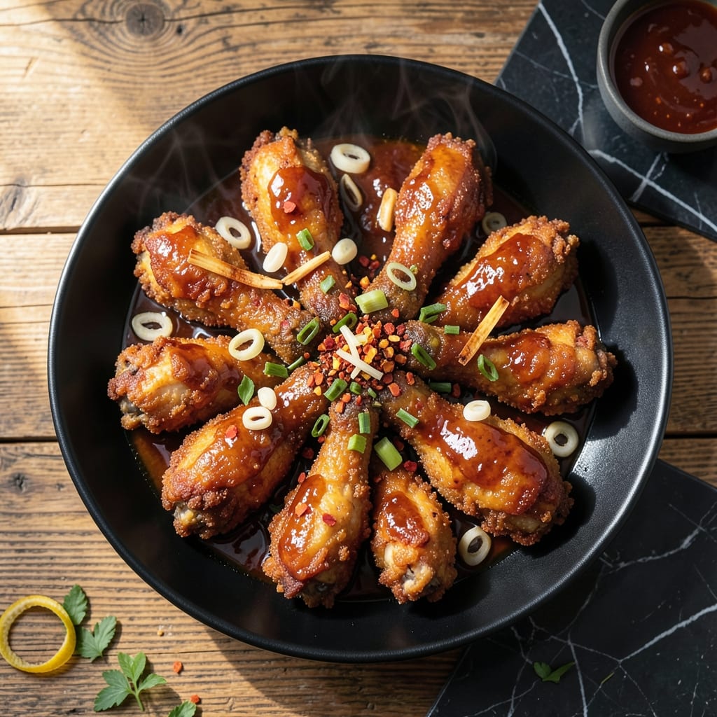 Korean Fried Chicken Recipe Drumsticks: Double-Fried Crispy Bites With Gochujang Glaze Korean Fried Chicken Recipe Drumsticks: Double-Fried Crispy Bites With Gochujang Glaze
