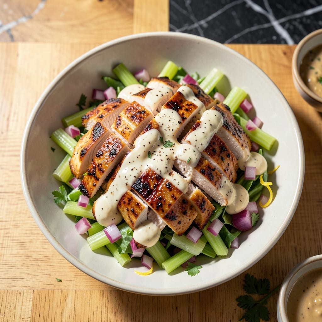 Chicken Salad Recipe With Grilled Chicken: Smoky Char and Creamy Crunch