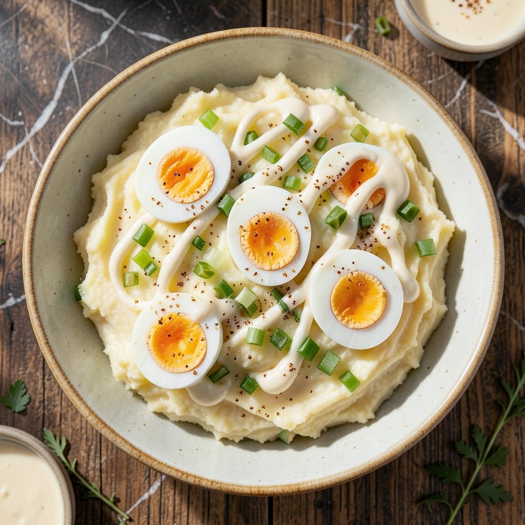 Mashed Potato Salad Recipe With Mayonnaise: Creamy Picnic Side With Hidden Eggs
