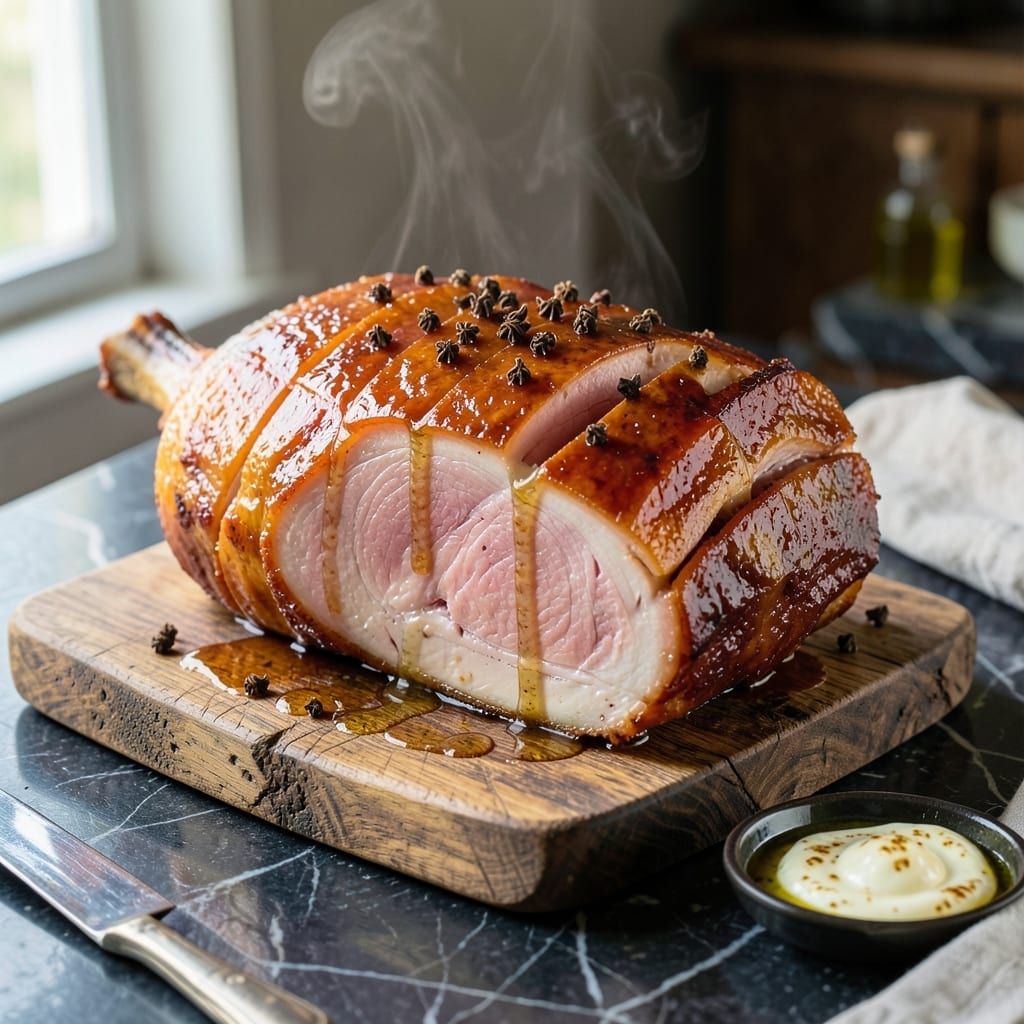 Glazed Ham Recipe With Brown Sugar and Honey: Sticky Sweet Holiday Centerpiece
