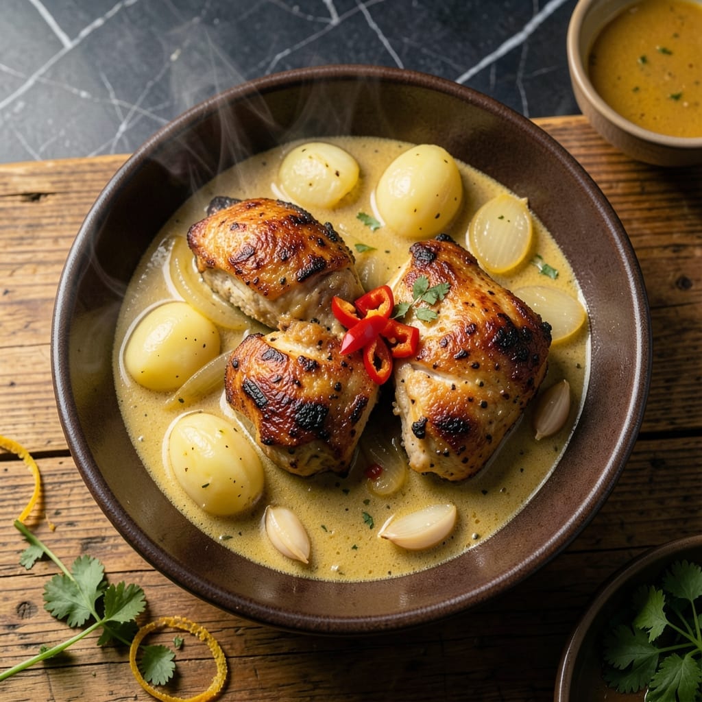 Filipino Chicken Curry Recipe With Coconut Milk: Aromatic Spices in a Creamy Sauce Filipino Chicken Curry Recipe With Coconut Milk: Aromatic Spices in a Creamy Sauce