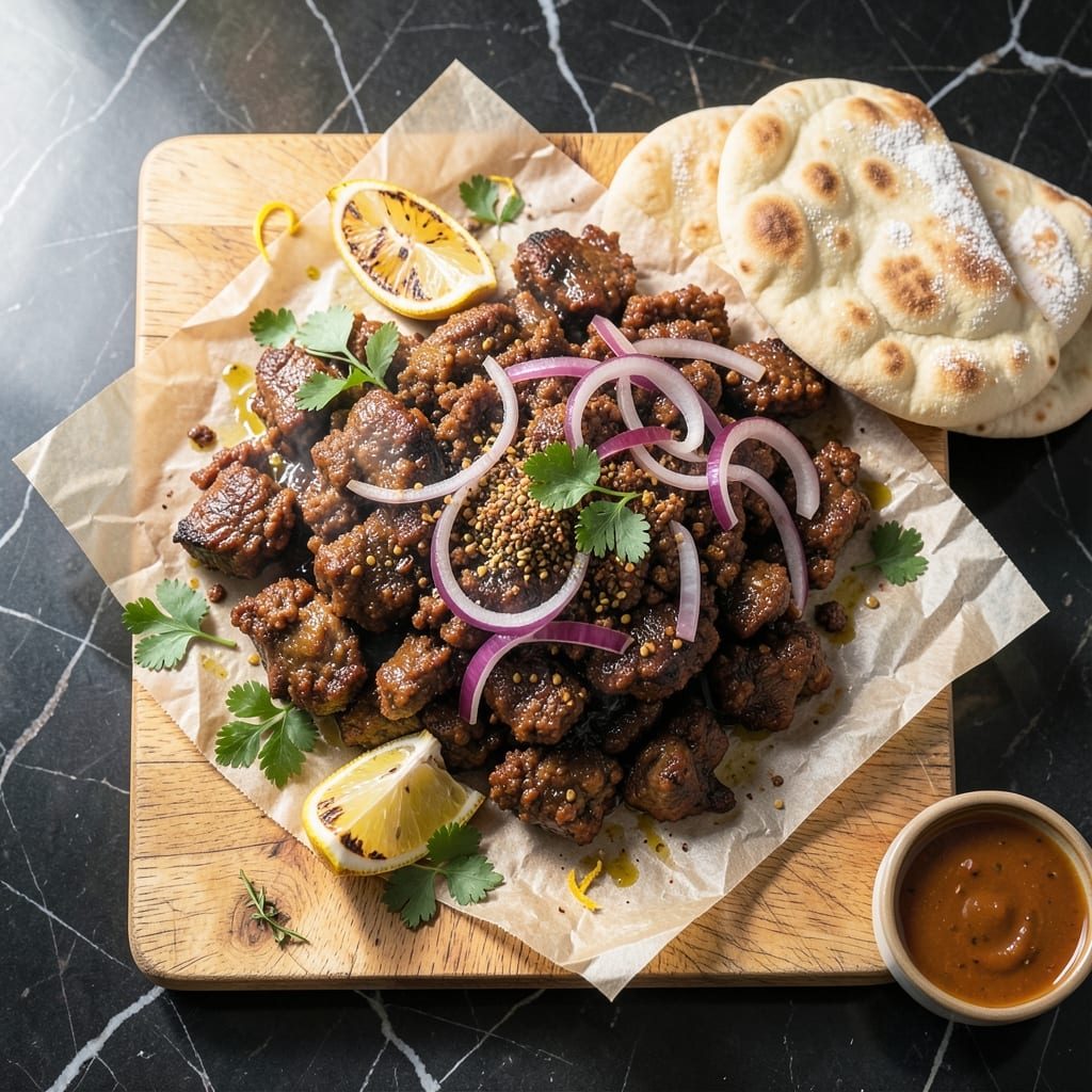 Ground Beef Shawarma Recipe Parchment Paper: Middle Eastern Spice in One Pan