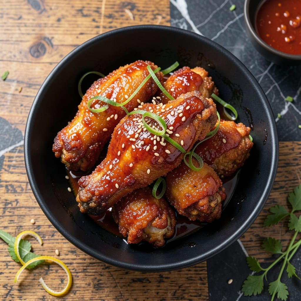 Korean Fried Chicken Recipe Gochujang: Double-Fried Spicy Crispiness