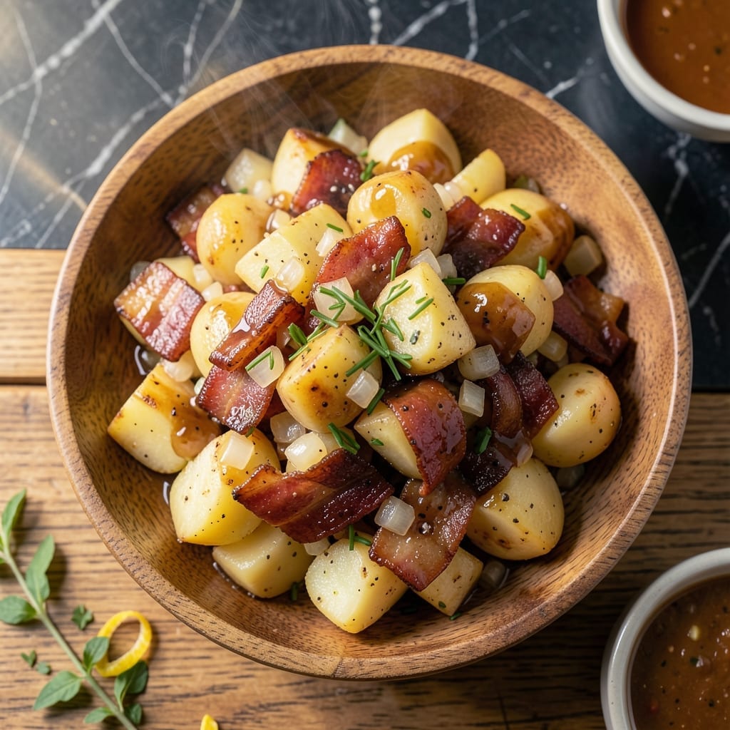 German Potato Salad Recipe Apple Cider Vinegar: Warm Bacon-Inspired Tang with Creamy Texture