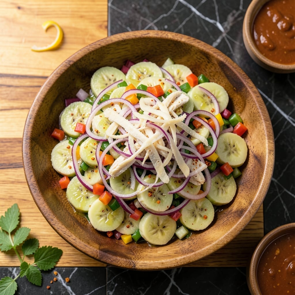 Green Banana Salad Recipe St Lucia: Caribbean Tang With Saltfish Flare