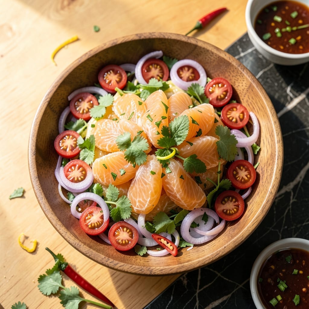Pomelo Salad Recipe Thai: Sweet Citrus and Herb Freshness Pomelo Salad Recipe Thai: Sweet Citrus and Herb Freshness