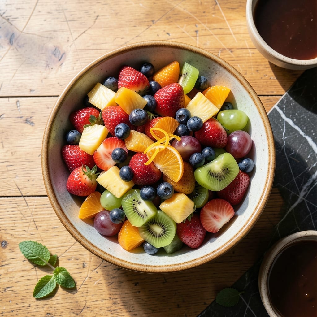 I Need A Recipe For Fruit Salad: Rainbow Medley With Citrus Zing