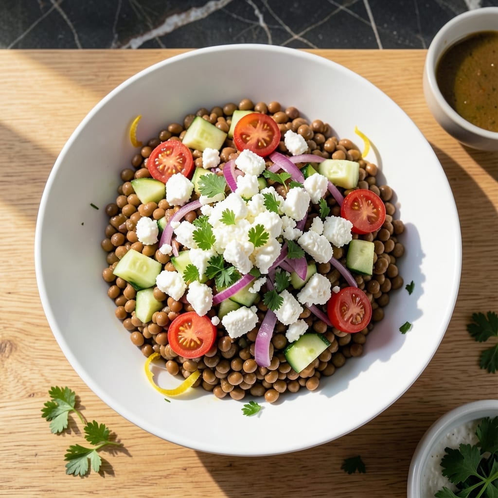 Lentil Salad Recipe Feta: Mediterranean Protein With Briny Bite