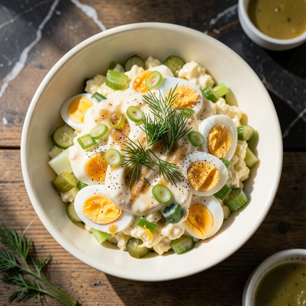 Classic Egg Salad Recipe With Pickles: Bright Dill Crunch in Every Bite Classic Egg Salad Recipe With Pickles: Bright Dill Crunch in Every Bite