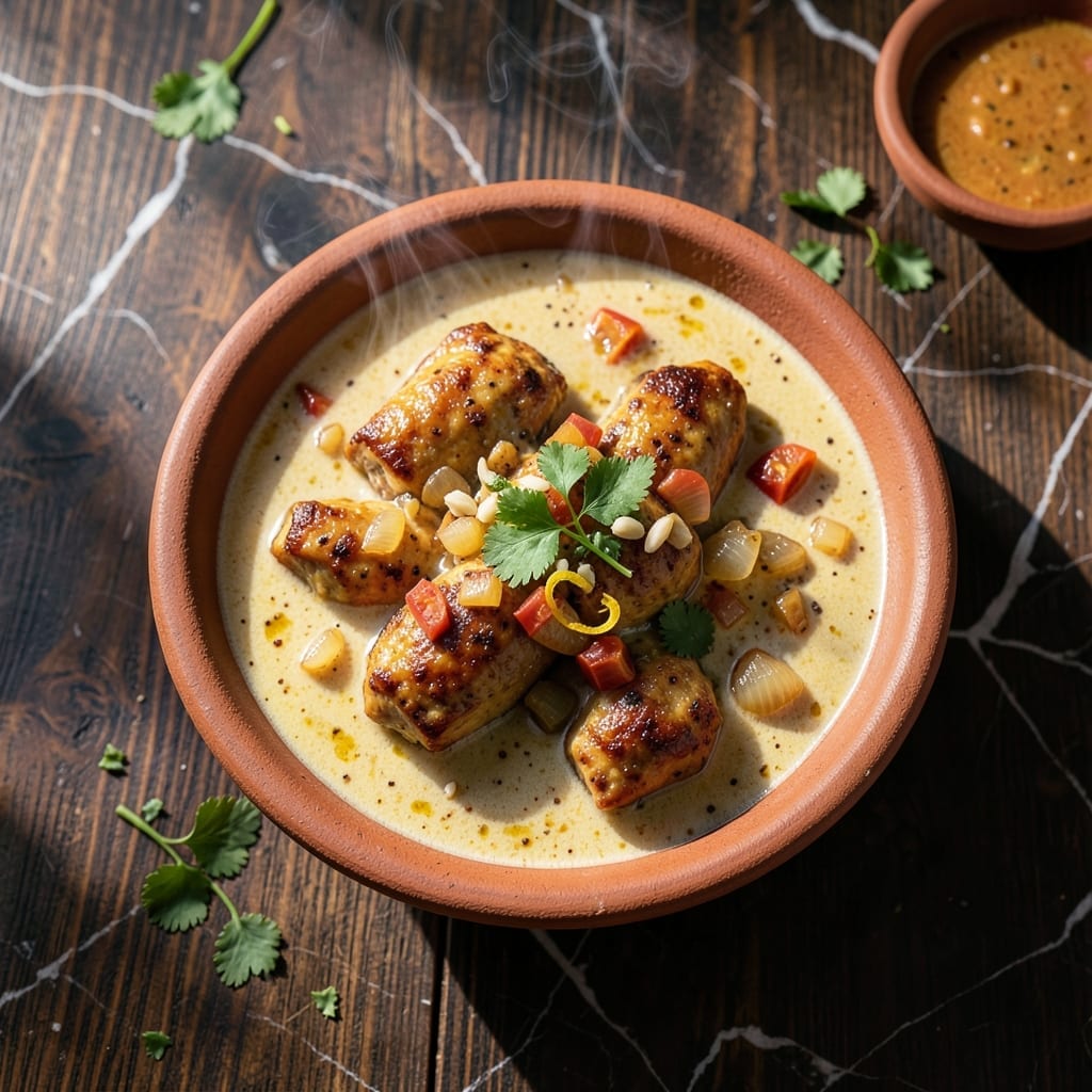 Authentic Indian Chicken Curry Recipe With Coconut Milk: Aromatic Spices in Creamy Sauce