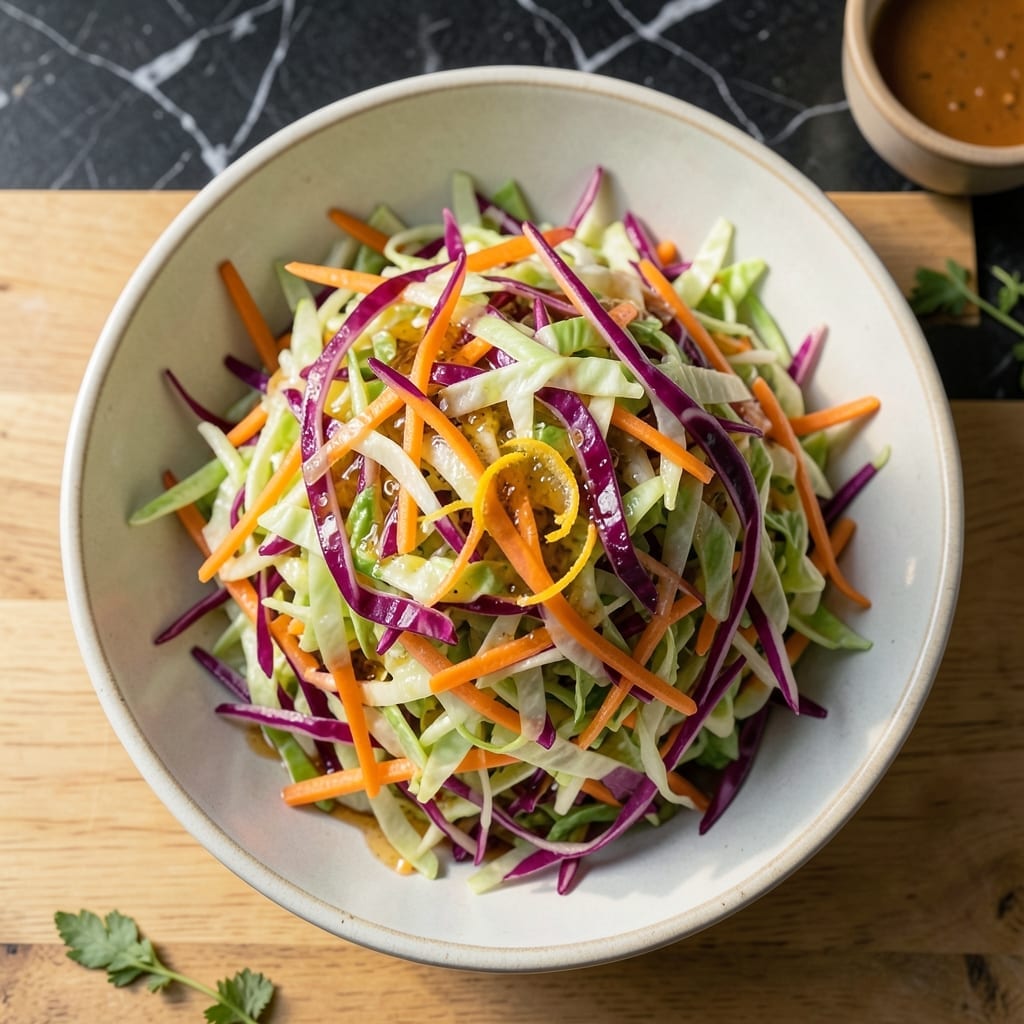 Recipe For Sweet Vinegar Coleslaw: Tangy Crunch for BBQ Night