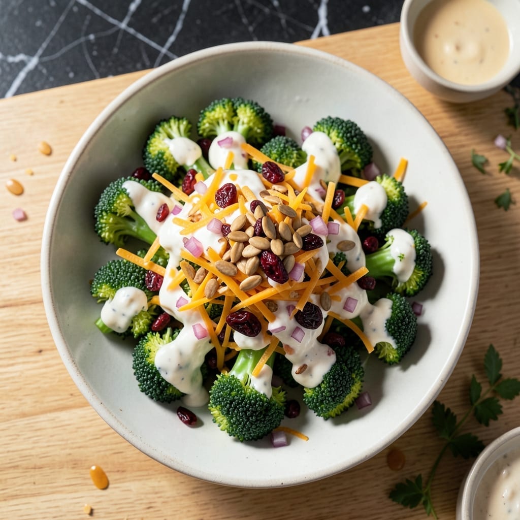 Broccoli Salad Recipe With Yogurt: Tangy Crunch With Garden Freshness