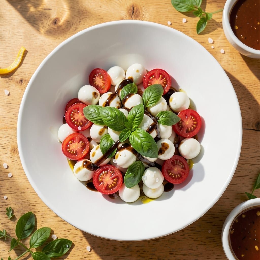 Caprese Salad Recipe Mozzarella Pearls: Bite-Sized Italian Freshness