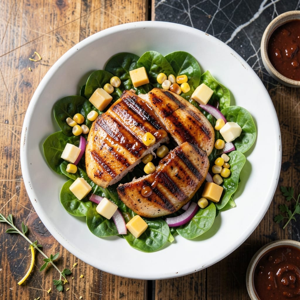 Barbecue Chicken Salad Recipe Cheesecake Factory: Smoky Grilled Chicken With Fresh Garden Crunch