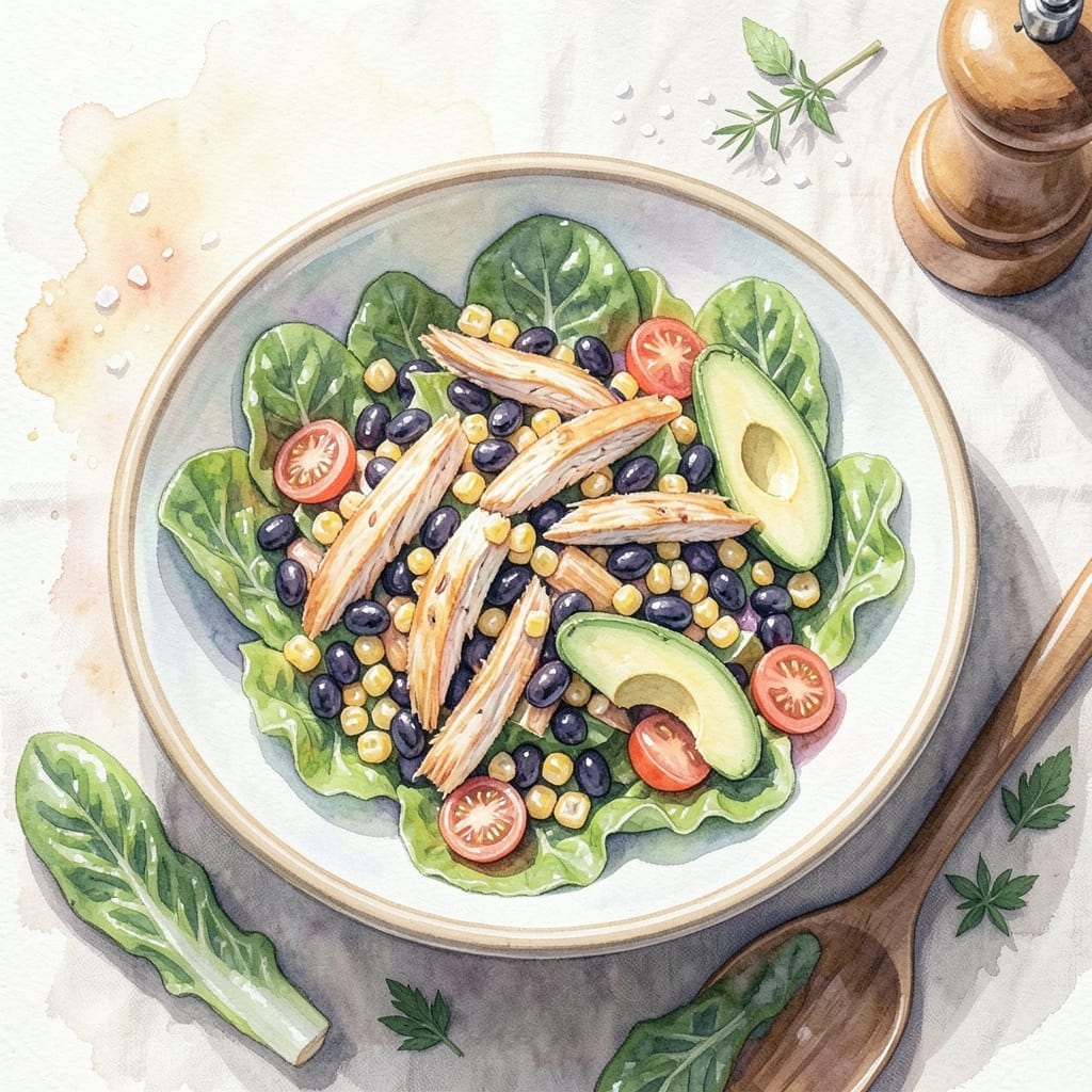 Chicken Taco Salad Recipe Healthy: Fresh and Crunchy Fiesta in a Bowl