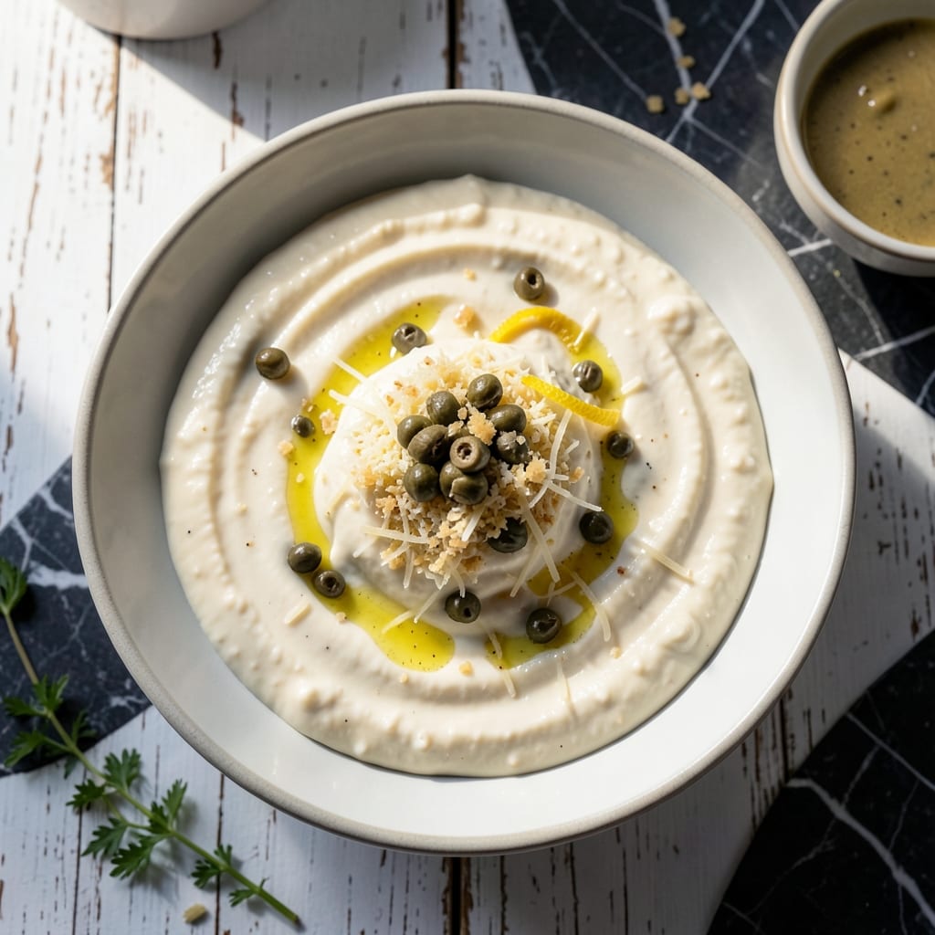 Complete caesar salad dressing recipe with capers overview image