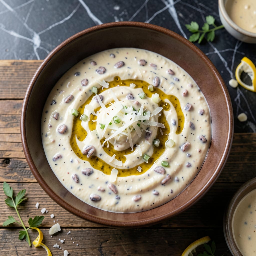 Comprehensive caesar salad dressing recipe with sardines visual reference