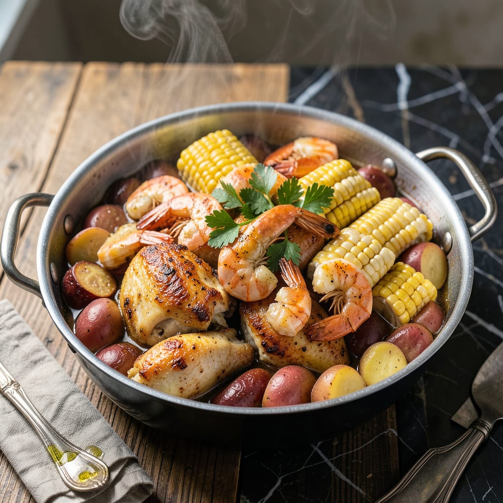 Comprehensive Cajun Chicken Boil Recipe: Bold Spice and Seafood Feast visual reference