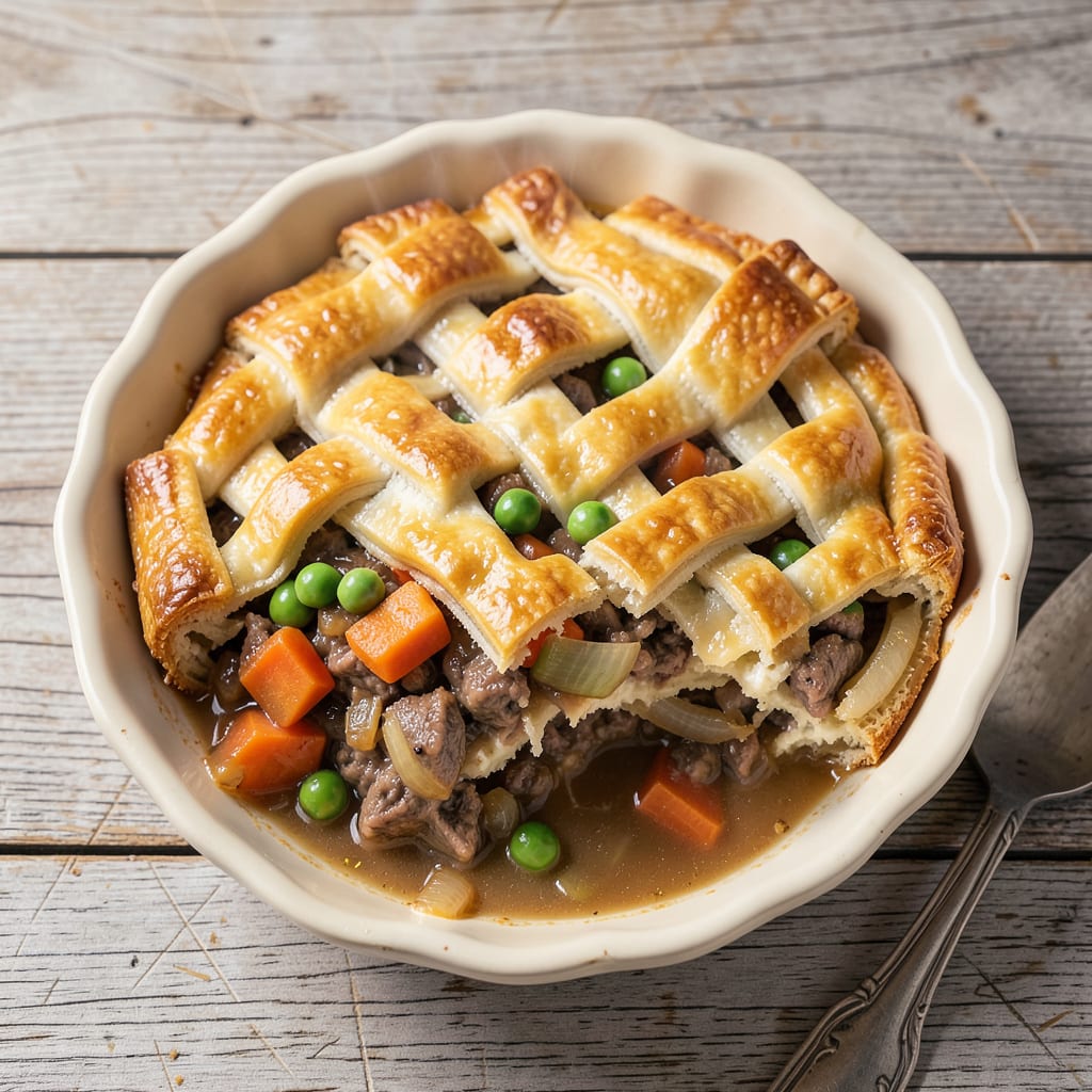 Complete Campbell's Beef Pot Pie Recipe: Flaky Crust and Hearty Comfort in One Dish overview image