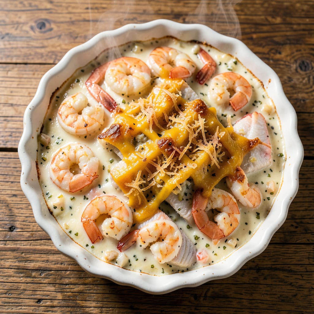 Complete Captain George's Seafood Casserole Recipe: Creamy, Cheesy Coastal Comfort overview image