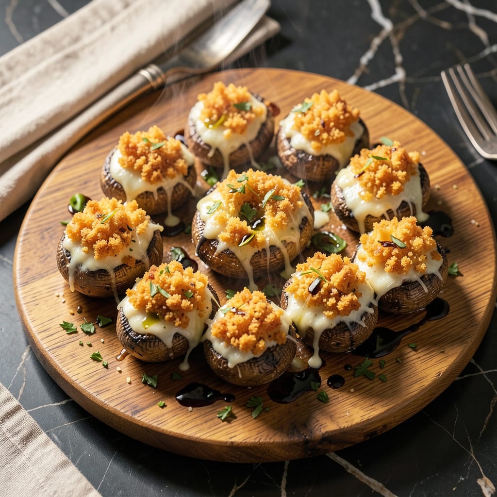 Carrabba’s Stuffed Mushrooms Recipe: Cheesy Garlic Breadcrumbs Done Right