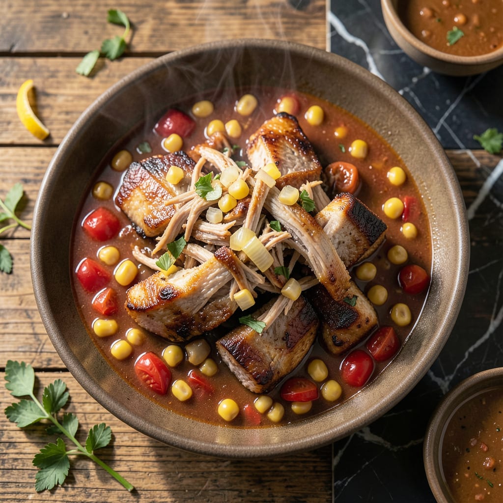 Castleberry Brunswick Stew Recipe: Southern Style Slow Simmered Tradition example with annotations